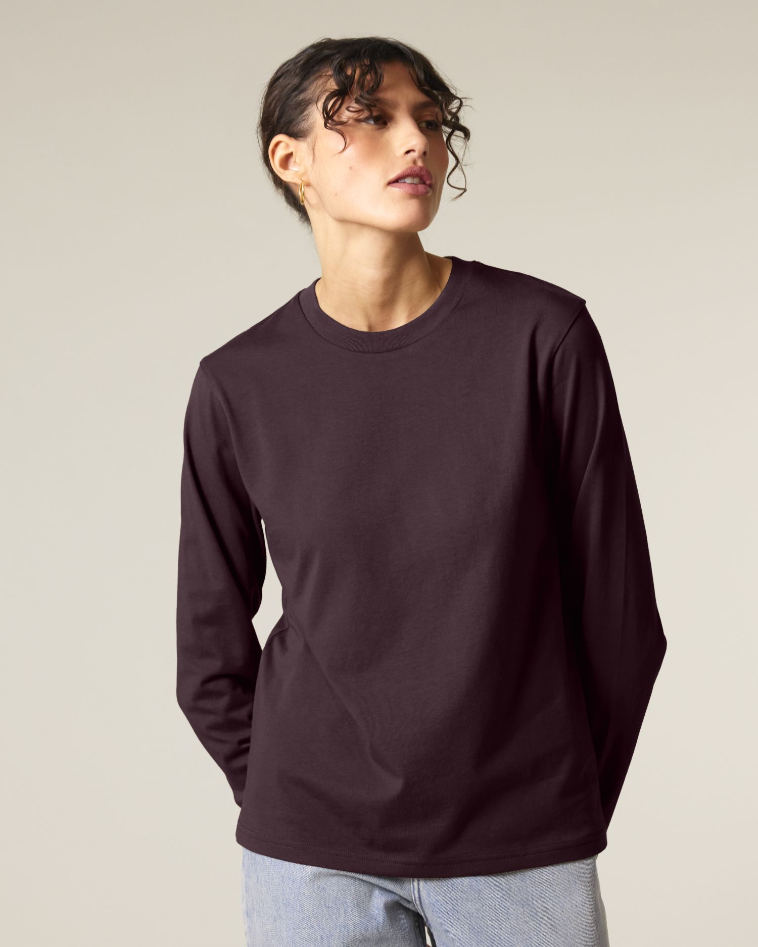 Creator 2.0 Long Sleeve - Red Brown - Vorderseite 