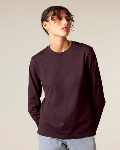 Creator 2.0 Long Sleeve - Red Brown - Vorderseite 