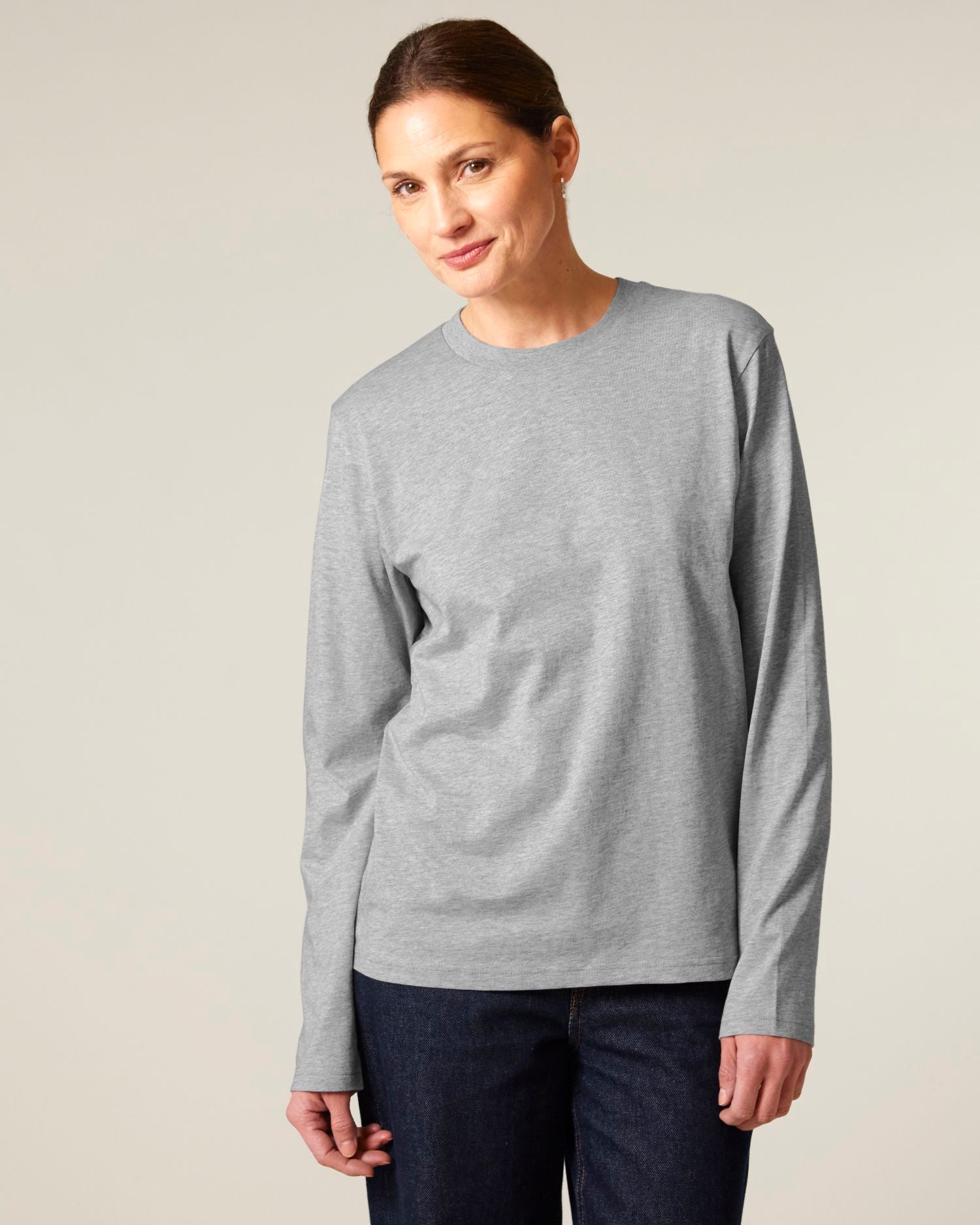 Creator 2.0 Long Sleeve - Heather Grey - Vorderseite 