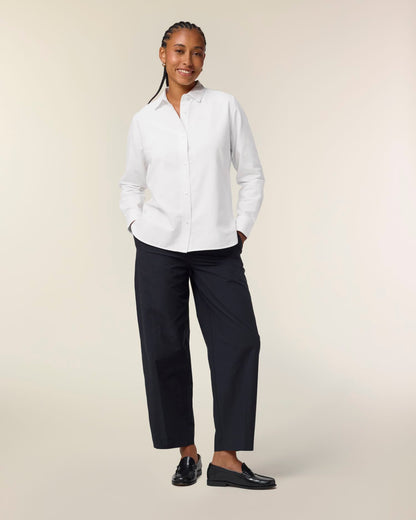 Stella Oxford Shirt - White - Vorderseite 