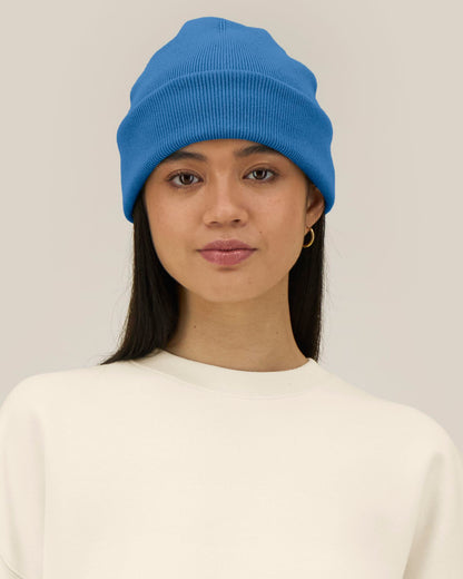Rib Beanie 2.0 - Mindful Blue - Vorderseite 