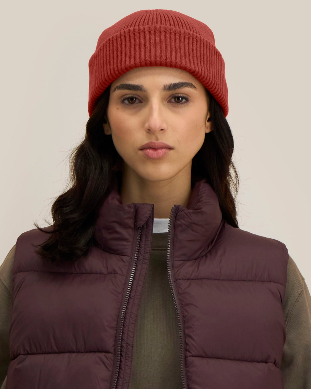 Fisherman Beanie 2.0 - Earthy Red - Vorderseite 