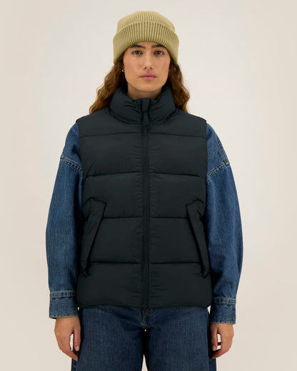 Puffer Gilet 2.0 - Black - Vorderseite 