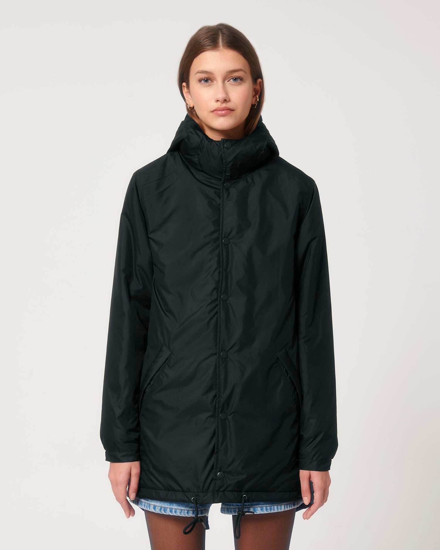 Padded Parker - Black - Vorderseite 
