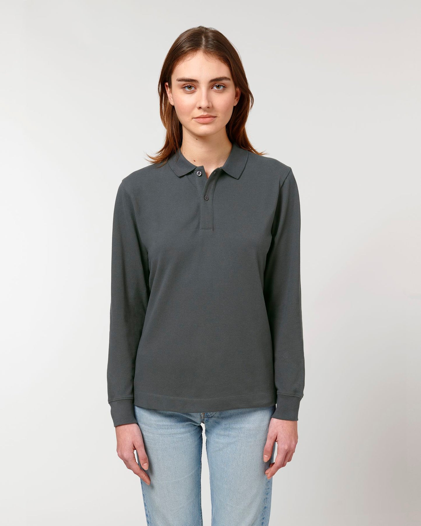 Prepster Long Sleeve - Anthracite - Vorderseite 