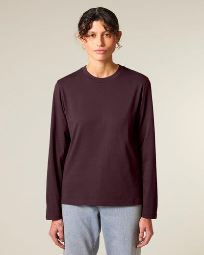 Creator 2.0 Long Sleeve - Red Brown - Vorderseite 