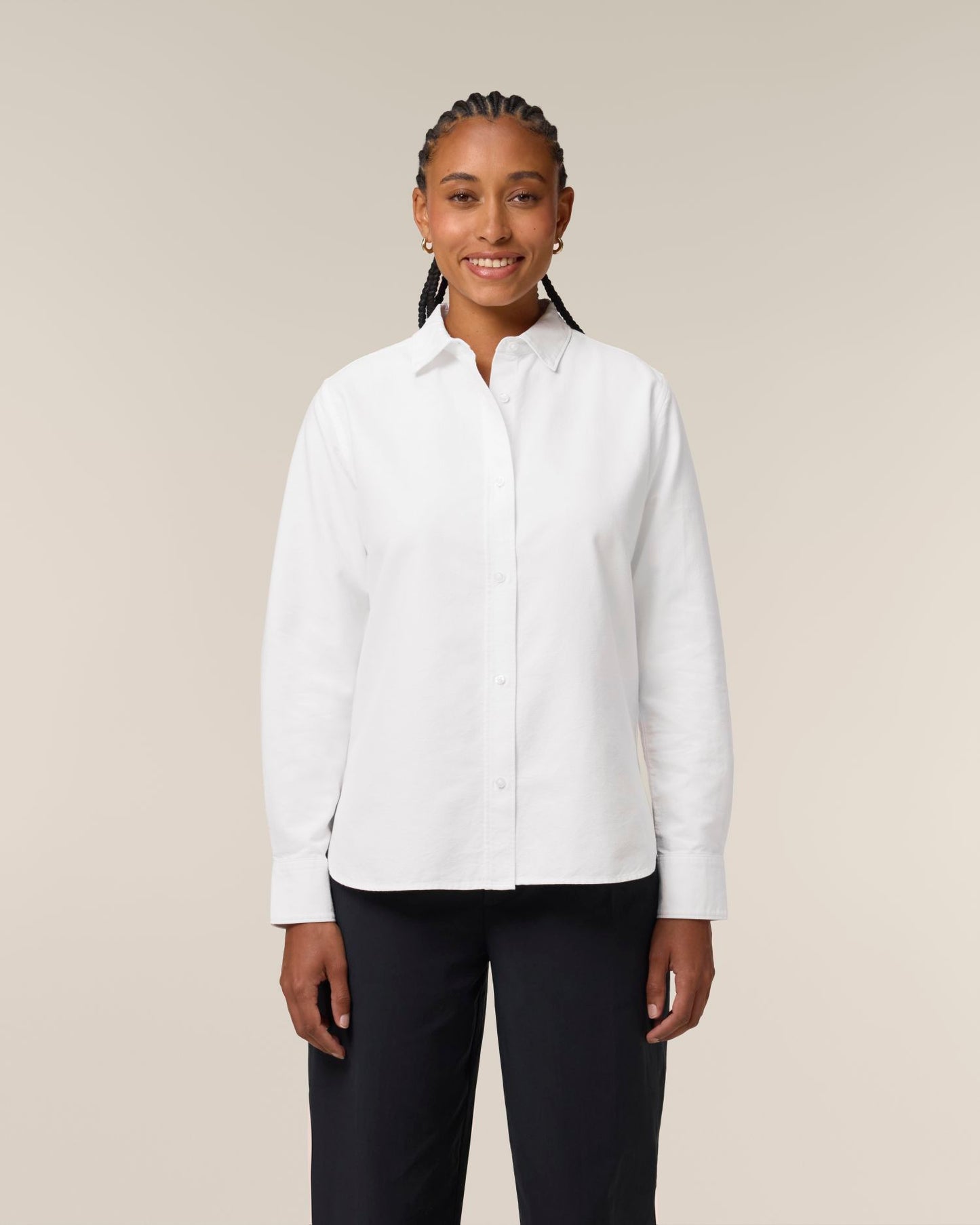 Stella Oxford Shirt - White - Vorderseite 