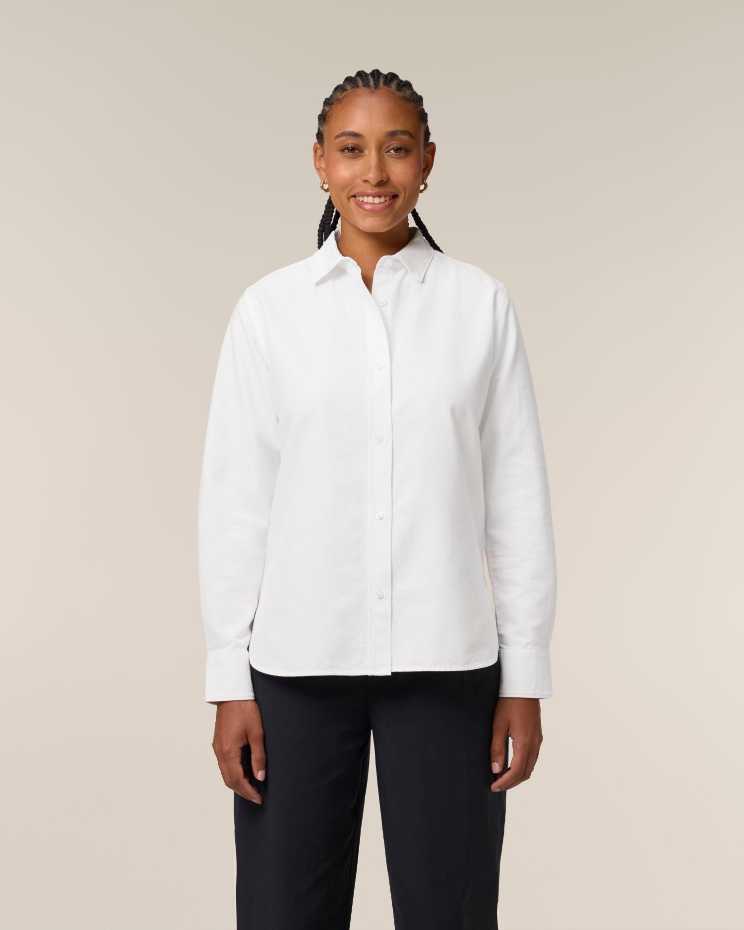 Stella Oxford Shirt - White - Vorderseite 