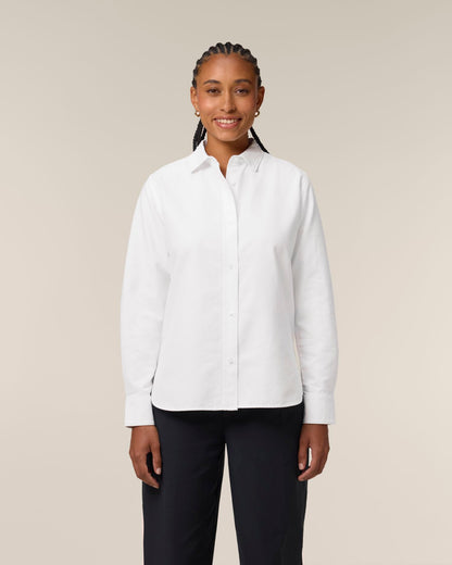 Stella Oxford Shirt - White - Vorderseite 