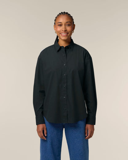 Stella Styler Shirt - Black - Vorderseite 