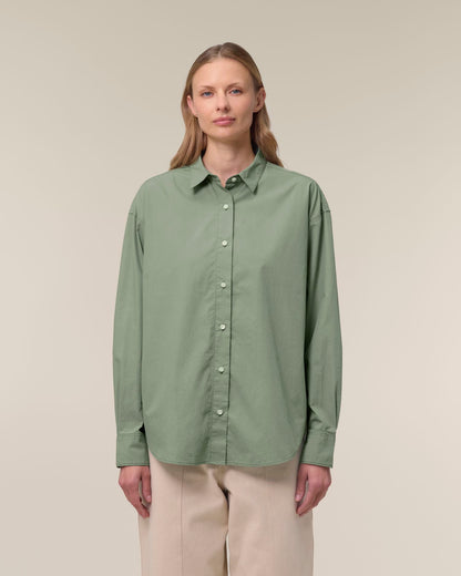 Stella Styler Shirt - Soft Khaki - Vorderseite 