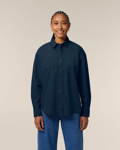 Stella Styler Shirt - French Navy - Vorderseite 
