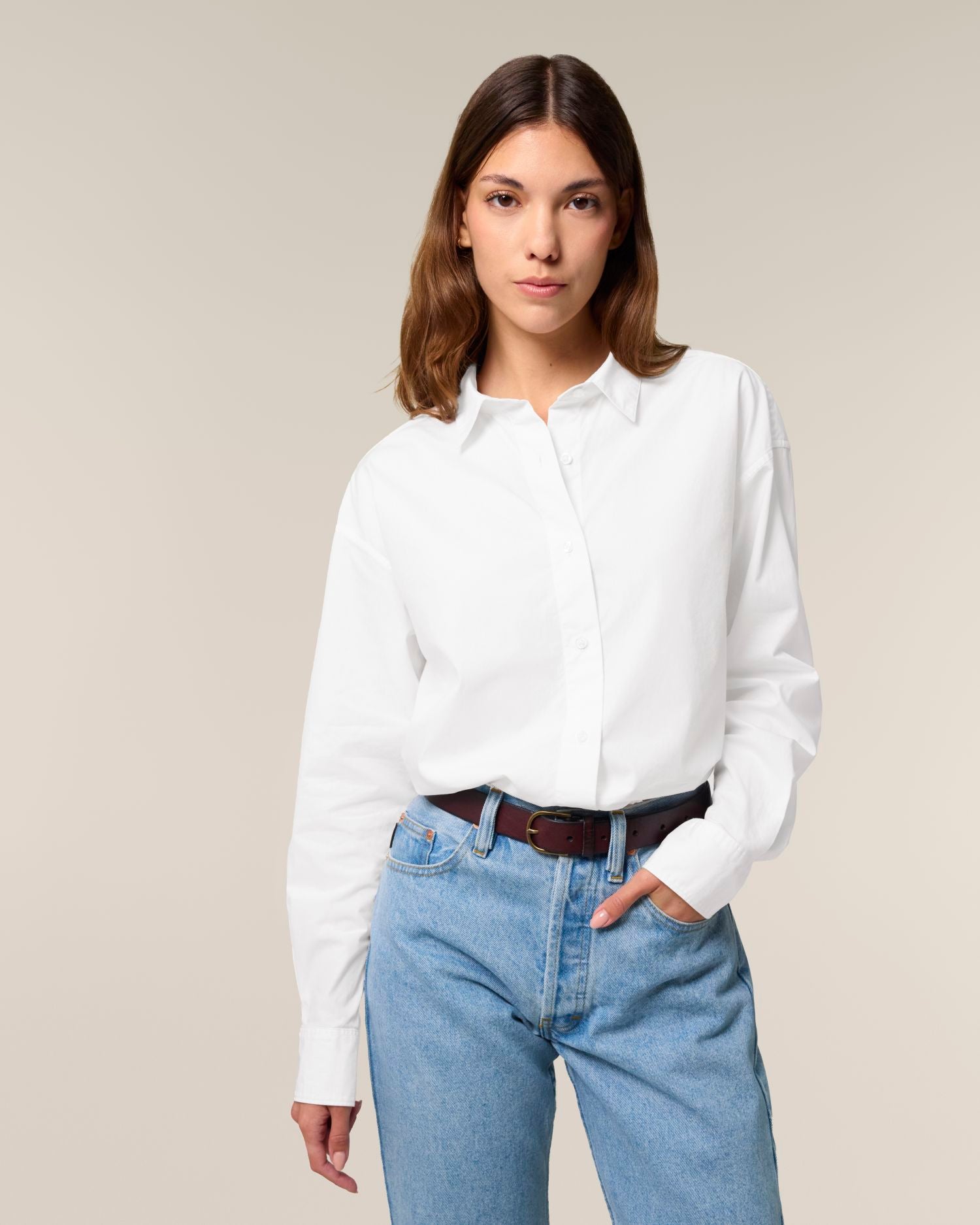 Stella Styler Shirt - White - Vorderseite 