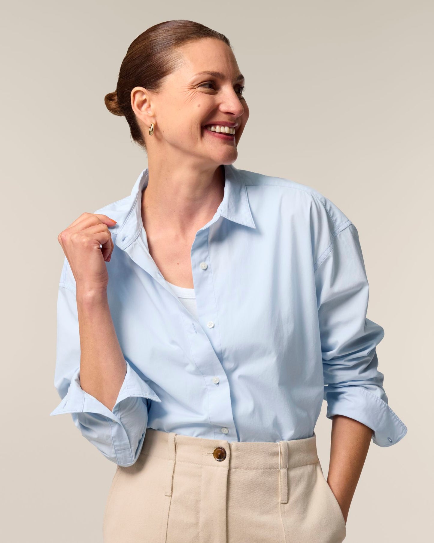 Stella Styler Shirt - Summer Blue - Vorderseite 