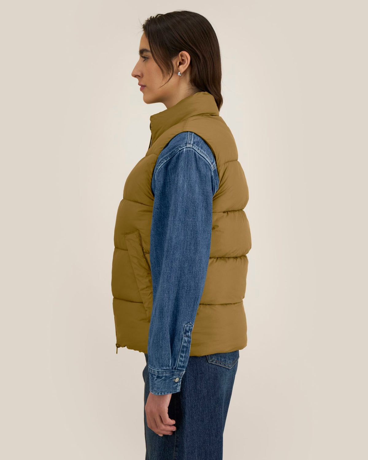 Puffer Gilet 2.0 - Bronze - Vorderseite 