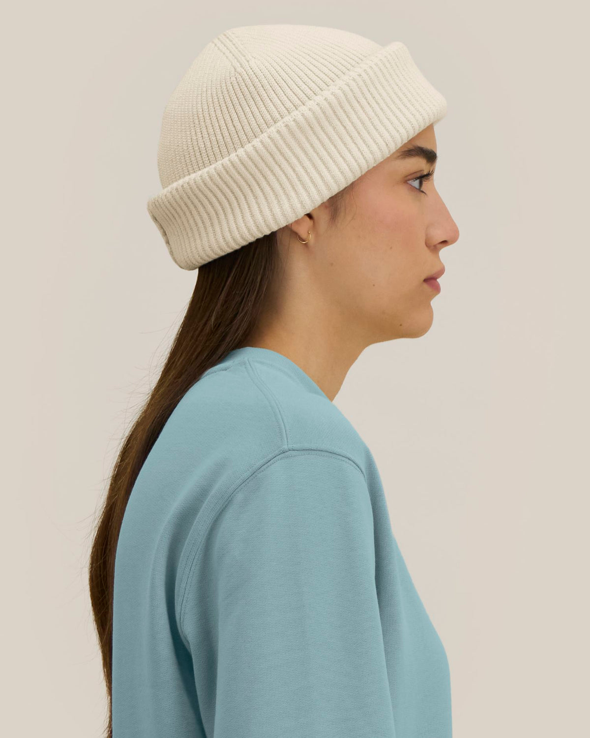 Fisherman Beanie 2.0 - Natural - Vorderseite 