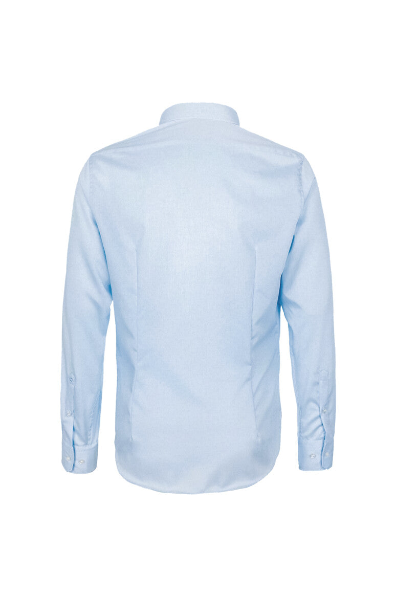 HAKRO Hemd Business Regular - Himmelblau - 3