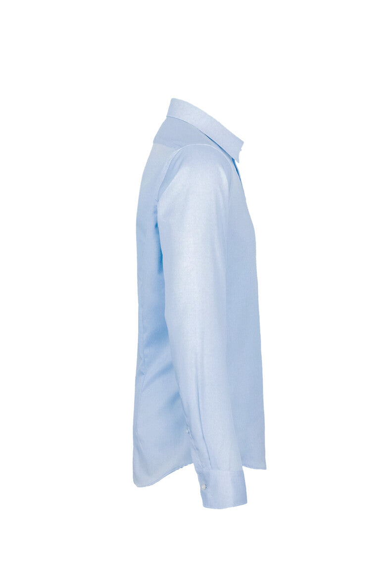HAKRO Hemd Business Regular - Himmelblau - 4