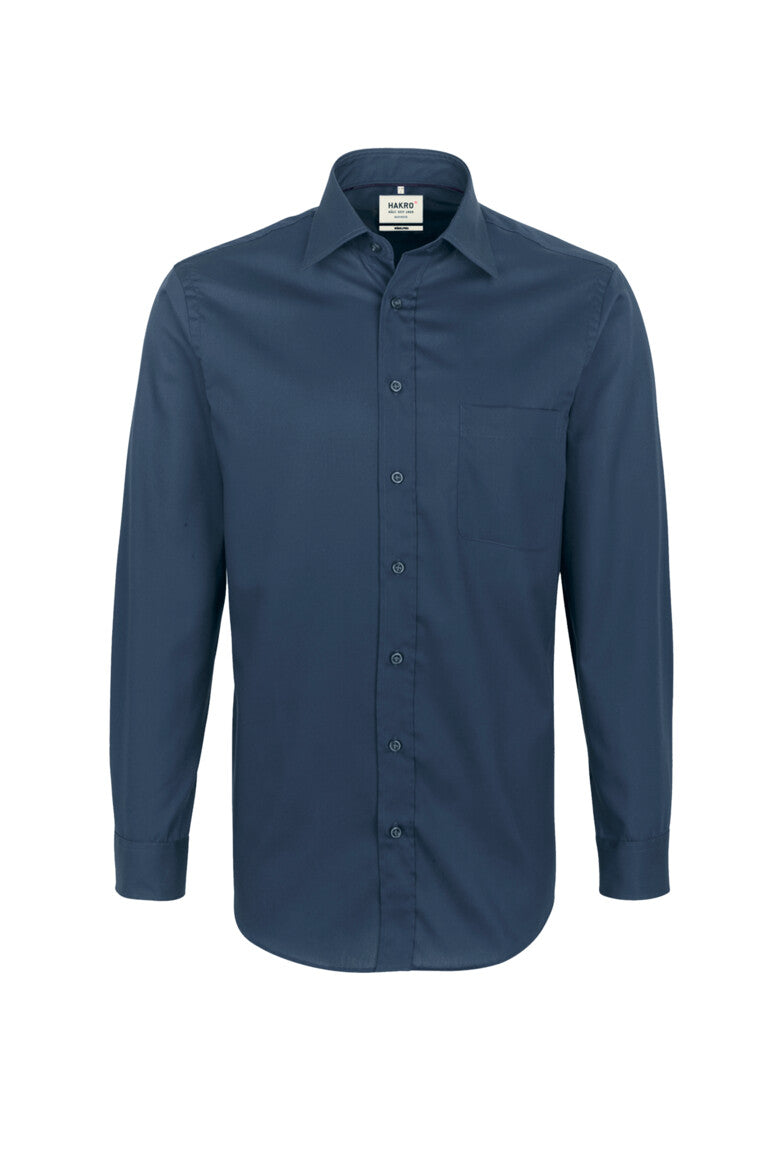 HAKRO Hemd Business Comfort - Marine - 1
