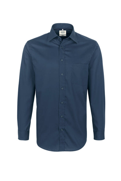 HAKRO Hemd Business Comfort - Marine - 1