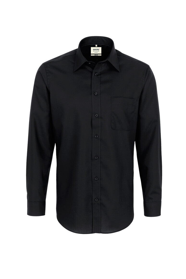 HAKRO Hemd Business Comfort - Schwarz - 1
