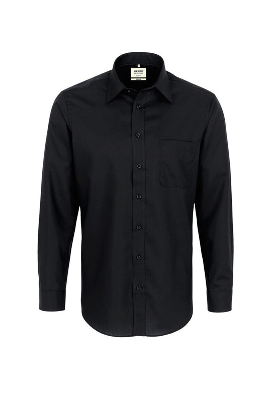 HAKRO Hemd Business Comfort - Schwarz - 1