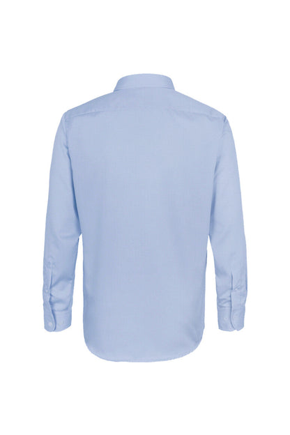 HAKRO Hemd Business Comfort - Himmelblau - 3
