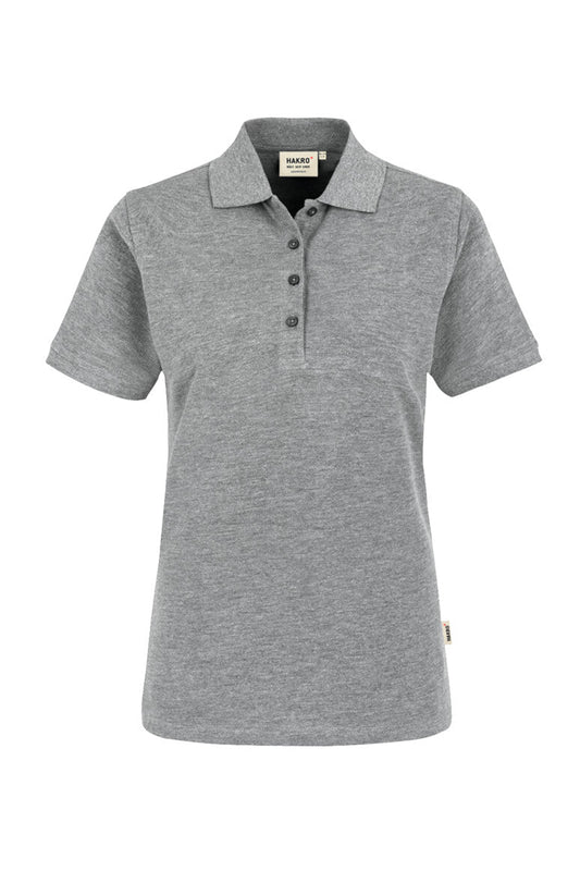 HAKRO Damen Poloshirt Classic - Grau meliert - 1