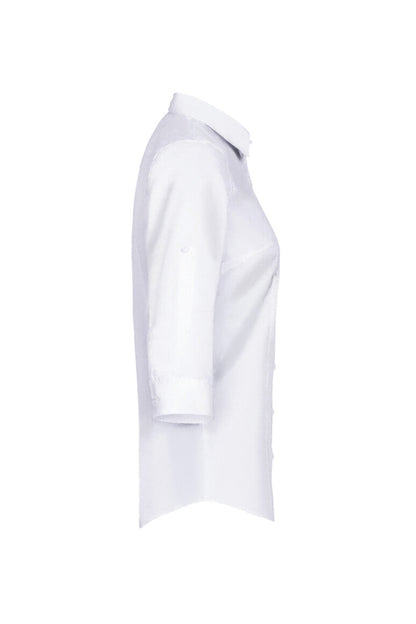 HAKRO 3/4-Arm-Vario Bluse MIKRALINAR® - Weiß - 4
