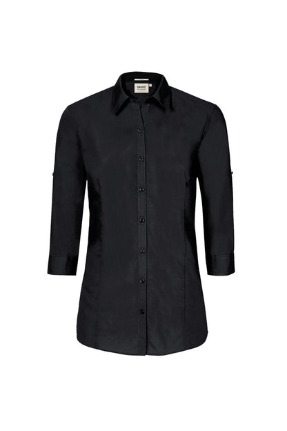 HAKRO 3/4-Arm-Vario Bluse MIKRALINAR® - Schwarz - 1
