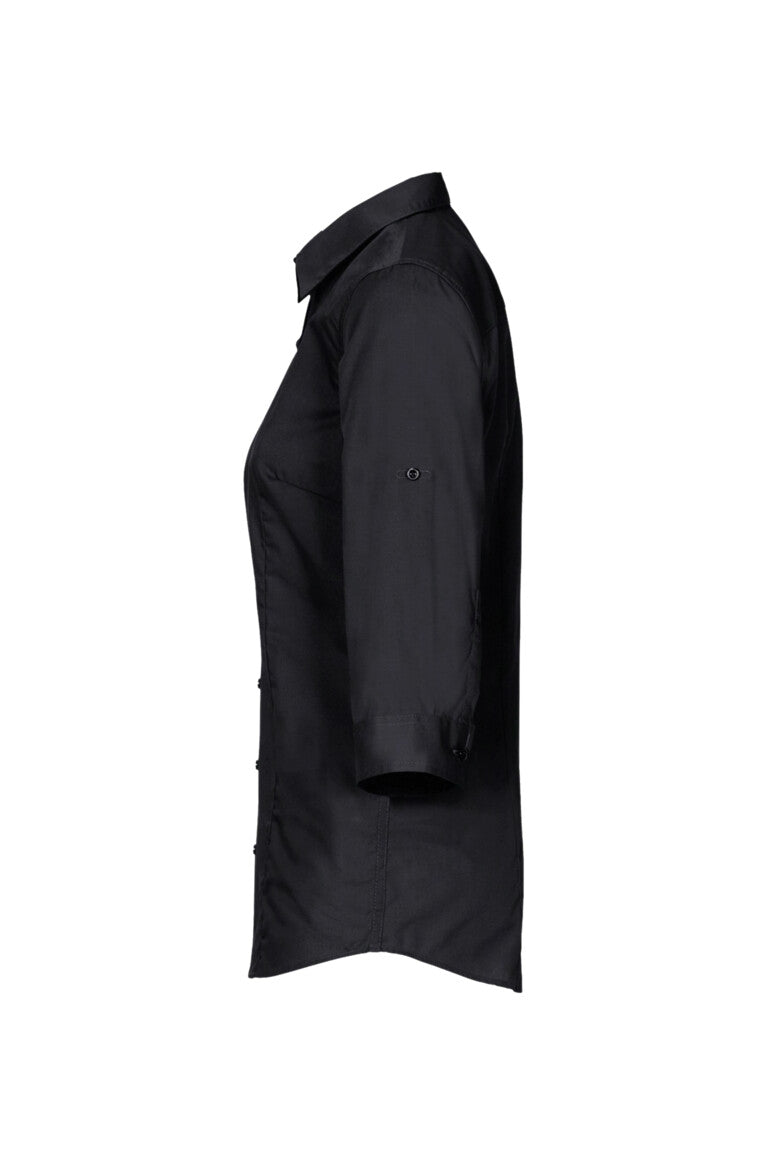 HAKRO 3/4-Arm-Vario Bluse MIKRALINAR® - Schwarz - 2