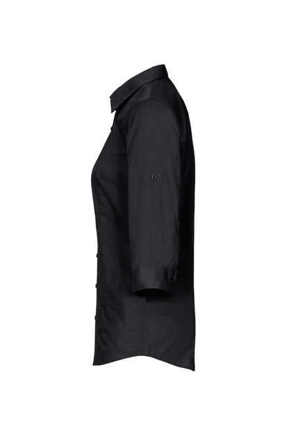 HAKRO 3/4-Arm-Vario Bluse MIKRALINAR® - Schwarz - 2
