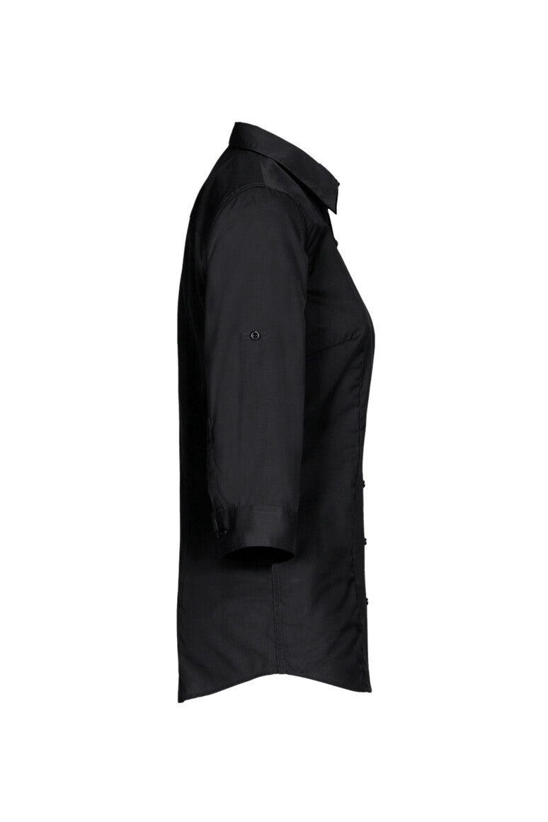 HAKRO 3/4-Arm-Vario Bluse MIKRALINAR® - Schwarz - 4