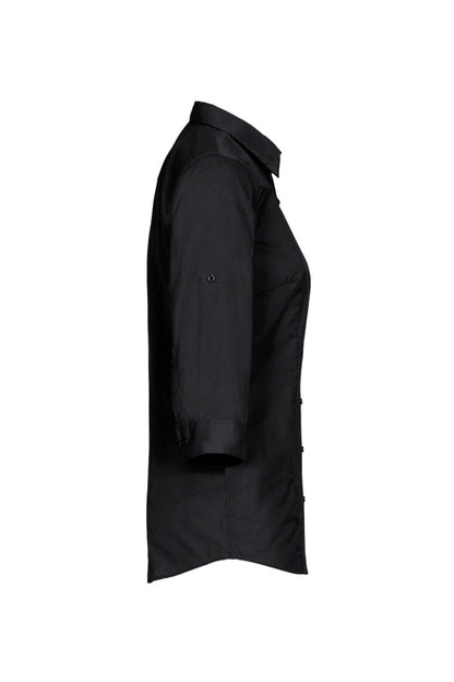 HAKRO 3/4-Arm-Vario Bluse MIKRALINAR® - Schwarz - 4