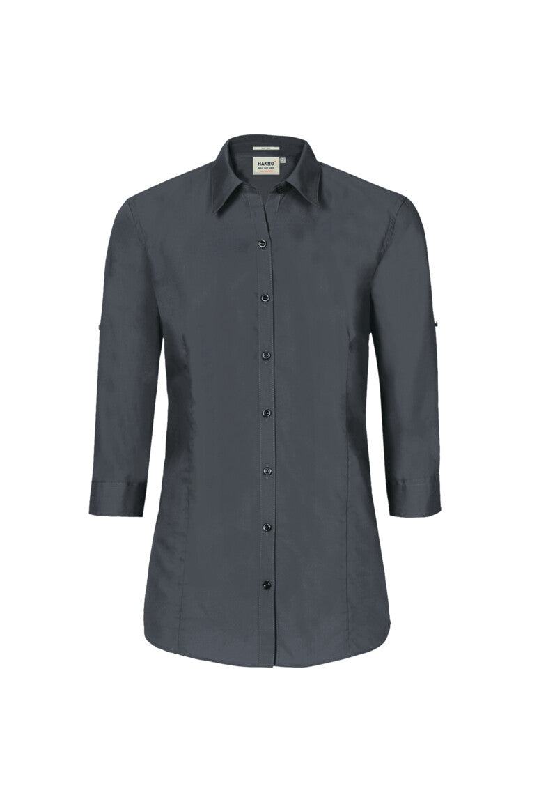 HAKRO 3/4-Arm-Vario Bluse MIKRALINAR® - Anthrazit - 1