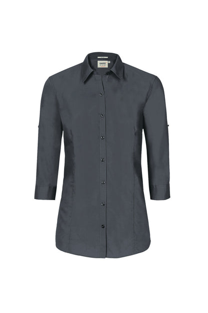 HAKRO 3/4-Arm-Vario Bluse MIKRALINAR® - Anthrazit - 1
