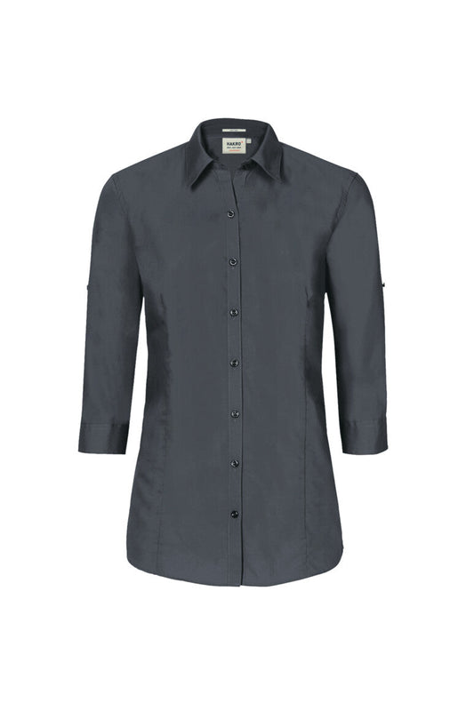 HAKRO 3/4-Arm-Vario Bluse MIKRALINAR® - Anthrazit - 1