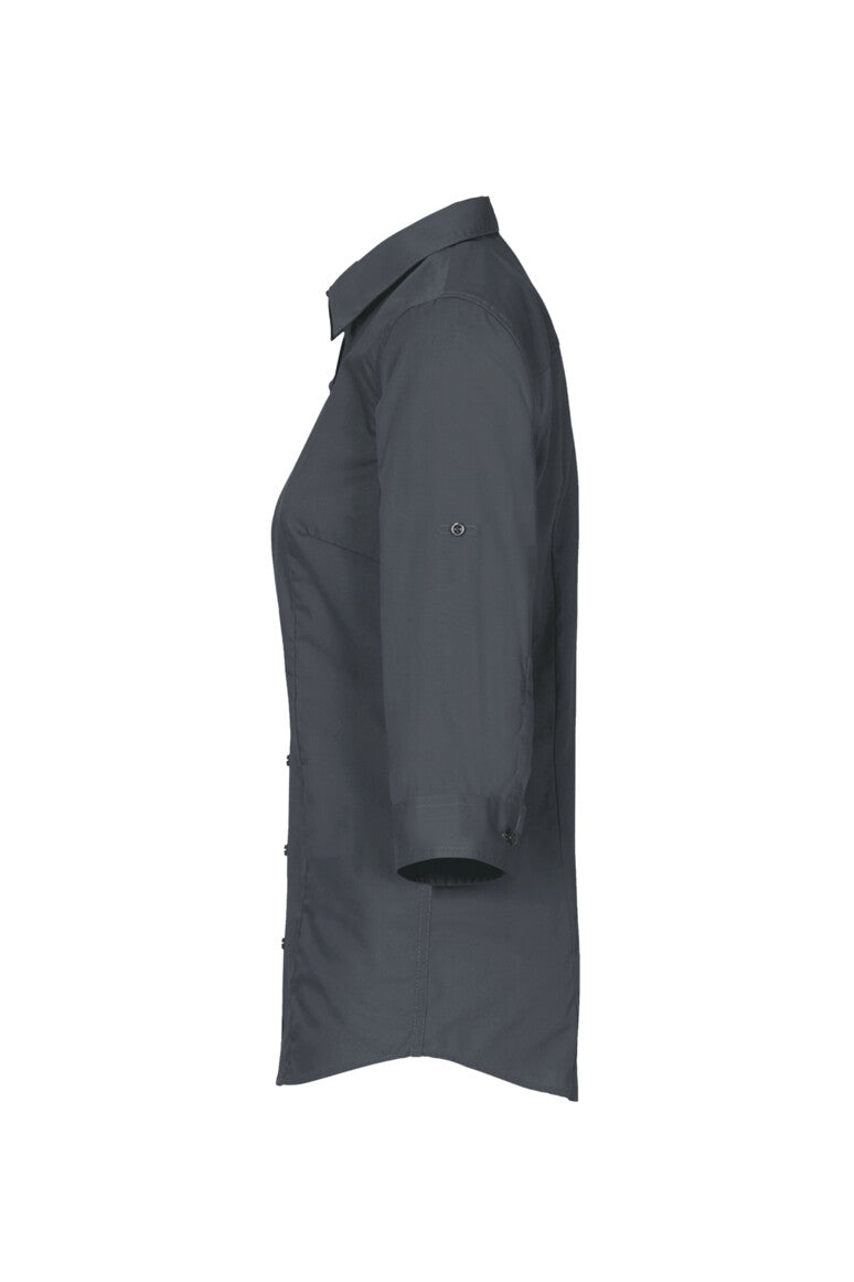HAKRO 3/4-Arm-Vario Bluse MIKRALINAR® - Anthrazit - 2