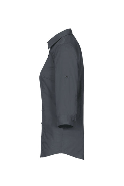 HAKRO 3/4-Arm-Vario Bluse MIKRALINAR® - Anthrazit - 2