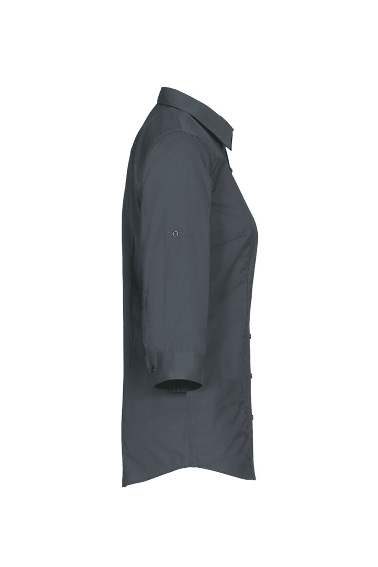 HAKRO 3/4-Arm-Vario Bluse MIKRALINAR® - Anthrazit - 4