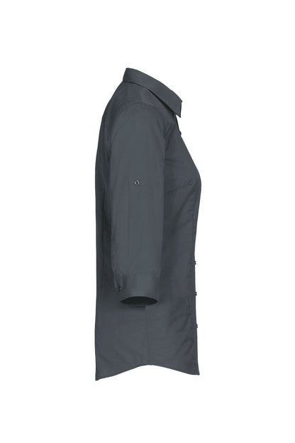 HAKRO 3/4-Arm-Vario Bluse MIKRALINAR® - Anthrazit - 4