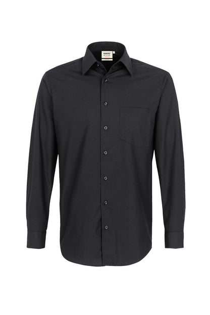 HAKRO Hemd MIKRALINAR® Comfort - Schwarz - 1