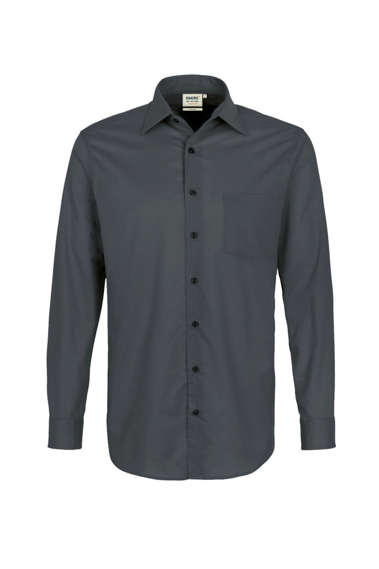 HAKRO Hemd MIKRALINAR® Comfort - Anthrazit - 1
