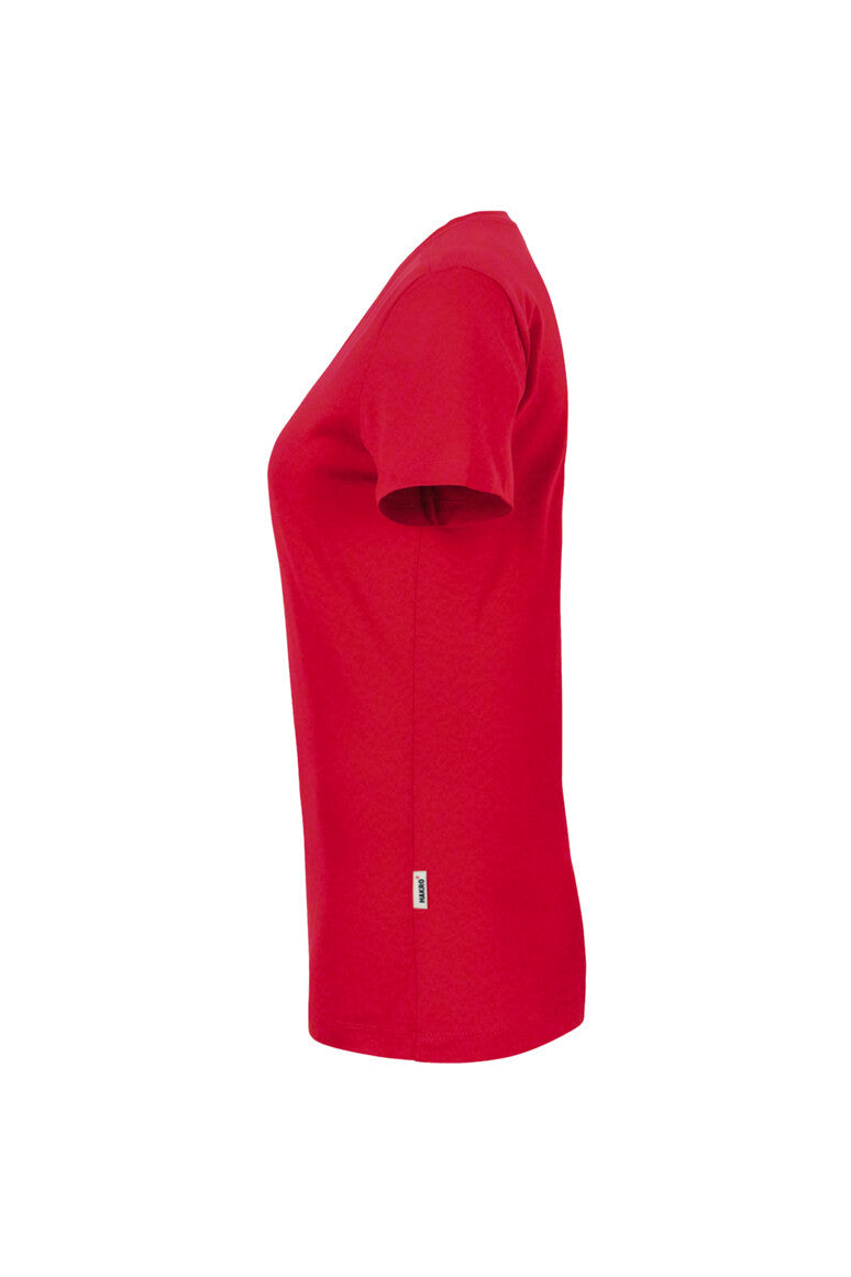 HAKRO Damen V-Shirt Classic - Rot - 2