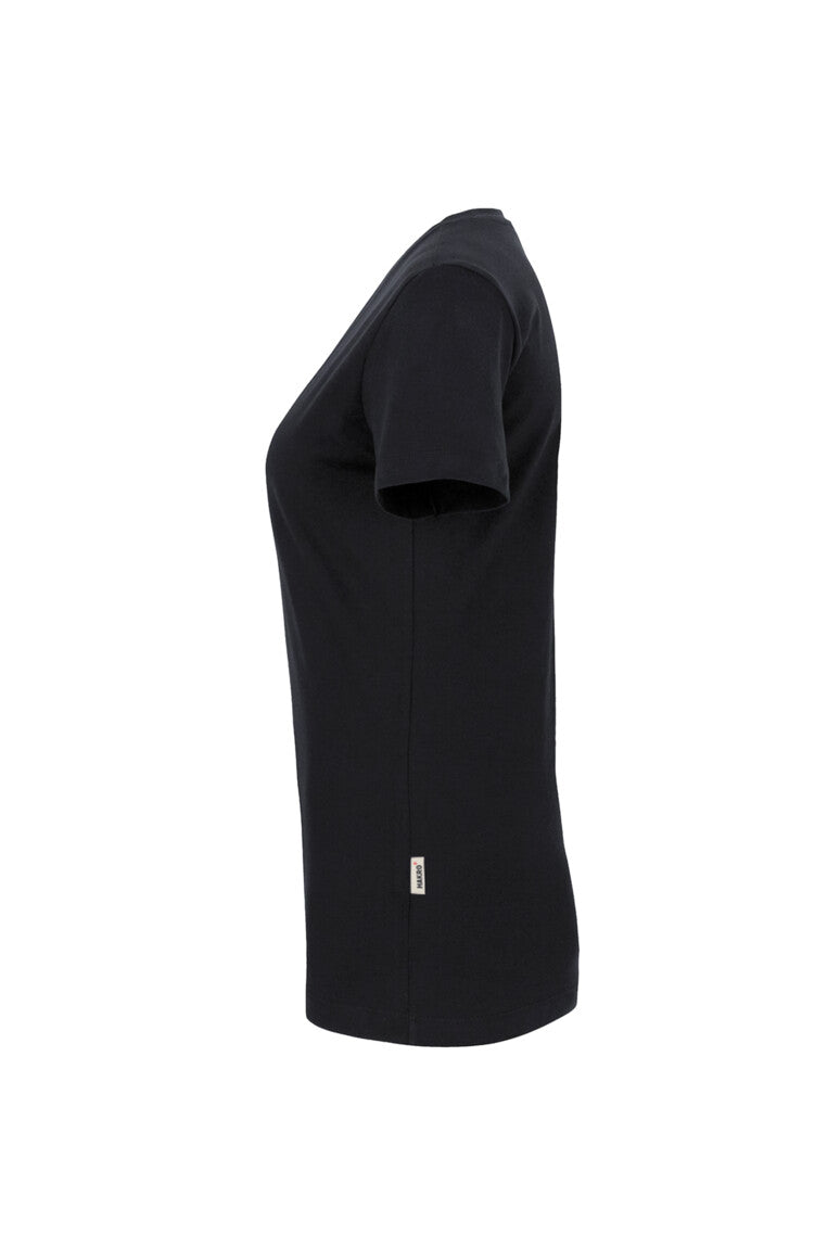 HAKRO Damen V-Shirt Classic - Schwarz - 2