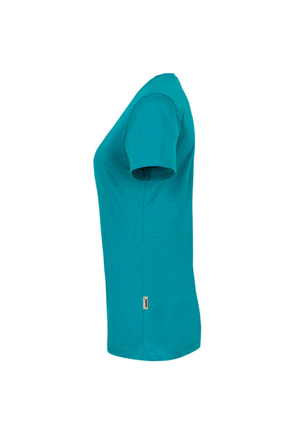 HAKRO Damen V-Shirt Classic - Smaragd - 2