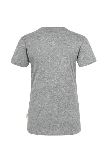 HAKRO Damen V-Shirt Classic - Grau meliert - 3