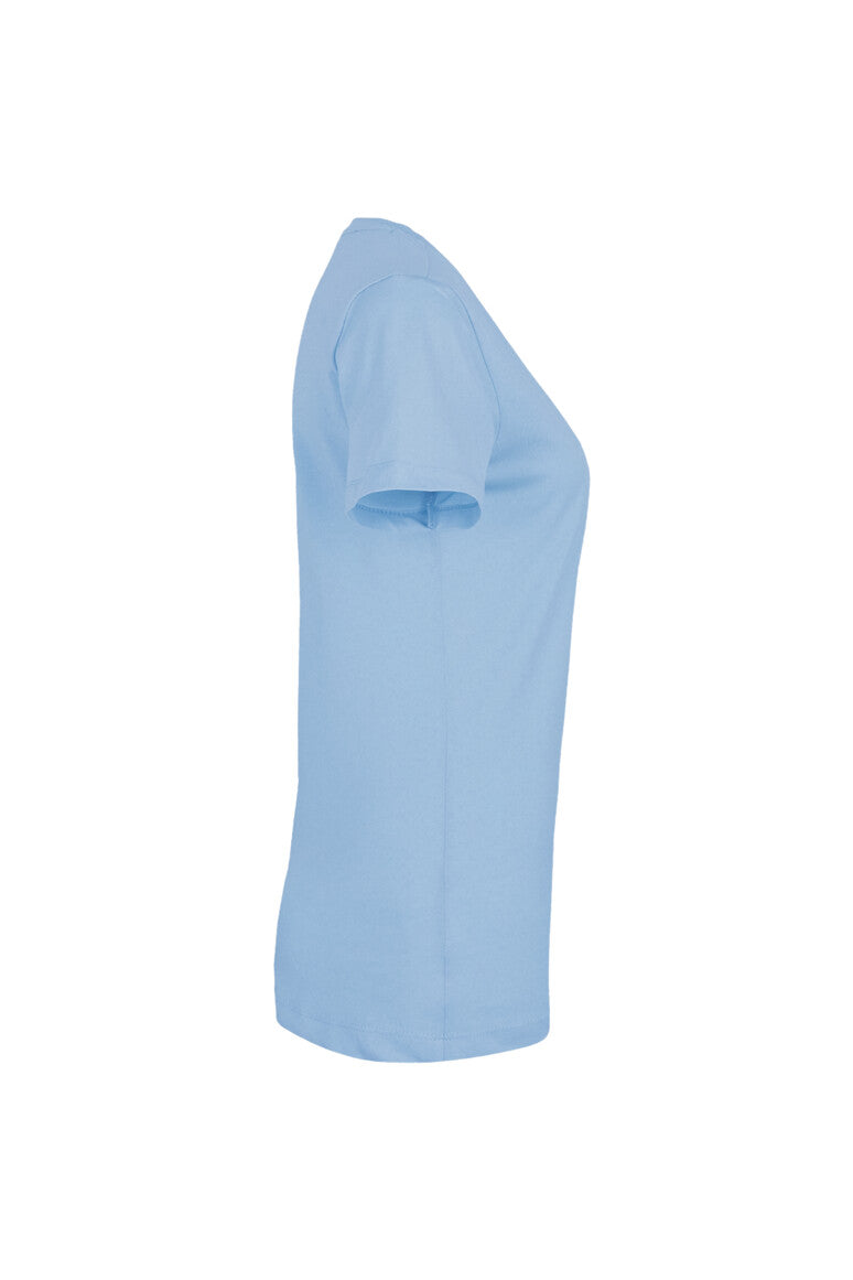 HAKRO Damen V-Shirt Classic - Eisblau - 4