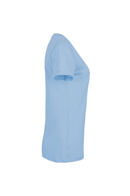 HAKRO Damen V-Shirt Classic - Eisblau - 4