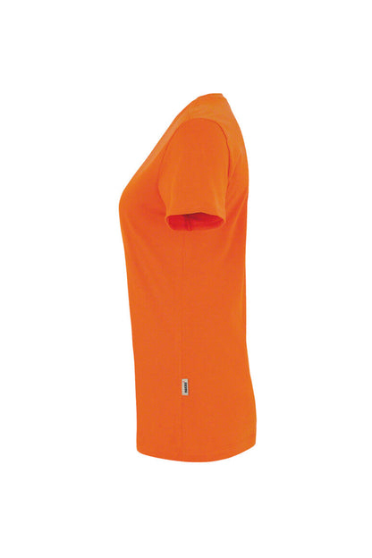 HAKRO Damen V-Shirt Classic - Orange - 2